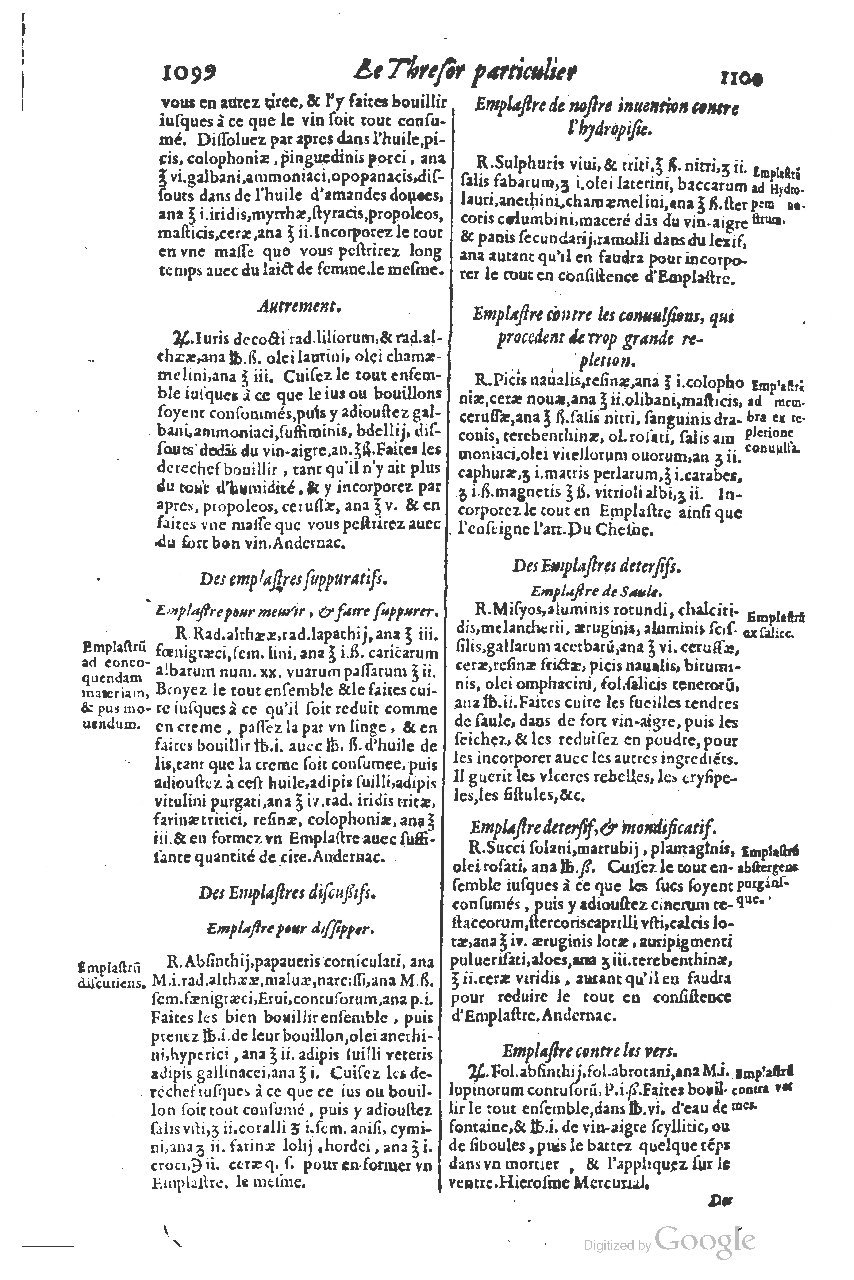 1616 - Étienne Gamonet - Grand trésor ou dispensaire - BSB Munich