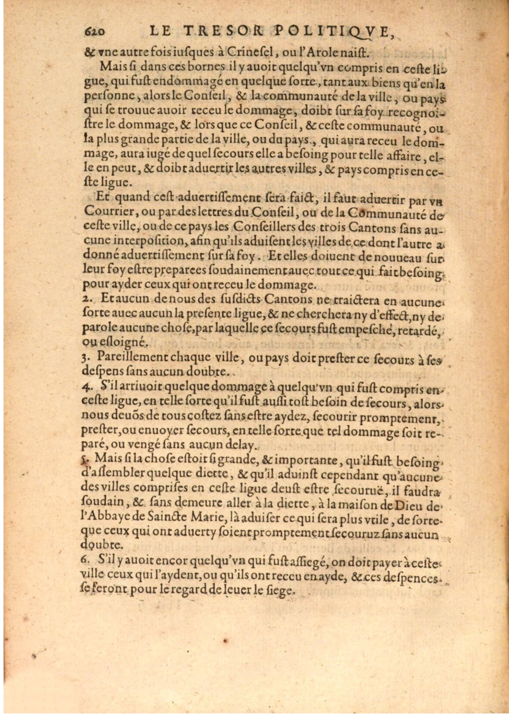 1608 - Nicolas Du Fossé - Trésor politique - BSB Munich