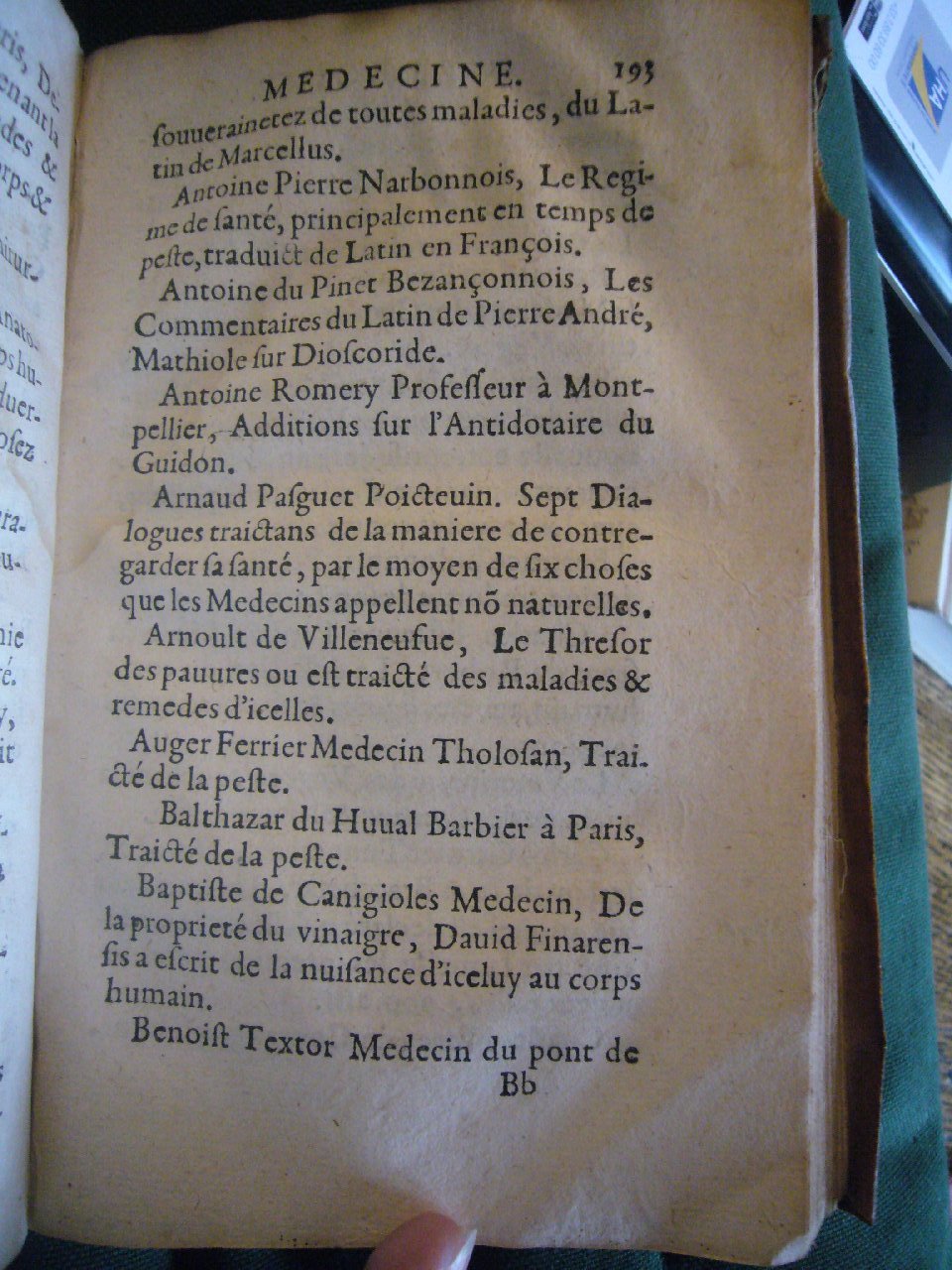 1602 - François Jacquin - Trésor des bons esprits français - BnF Arsenal