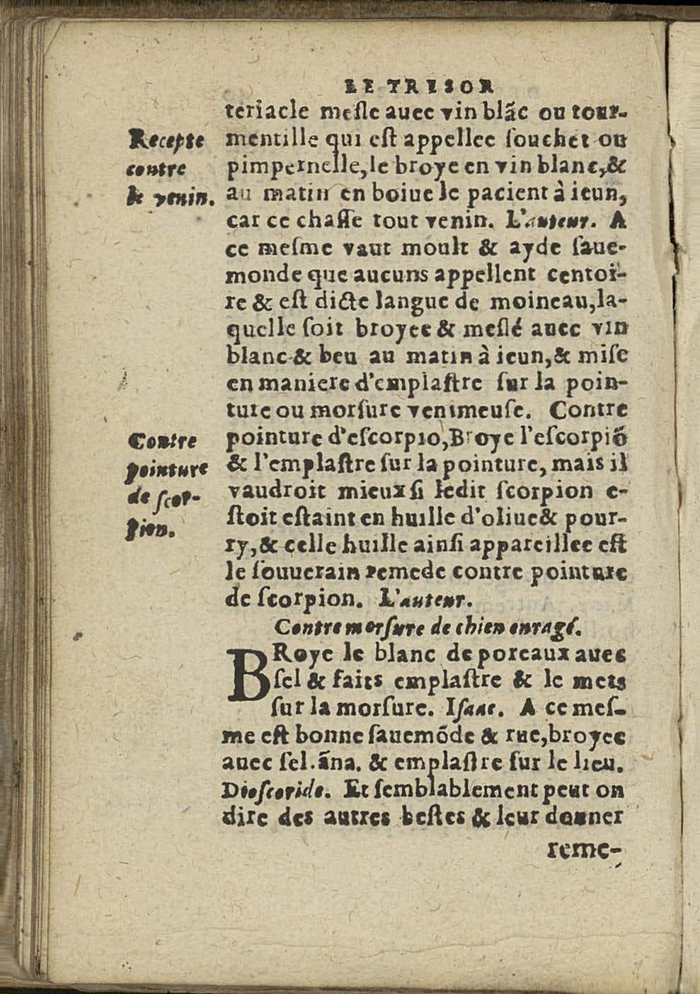 1581 - Jean Bailleur - Trésor des pauvres - Le Havre