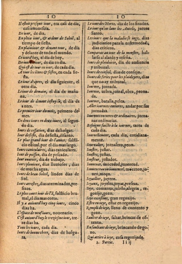 1607 - Marc Orry - Trésor des deux langues espagnole et française (Première et Seconde parties) - ÖNB Wien
