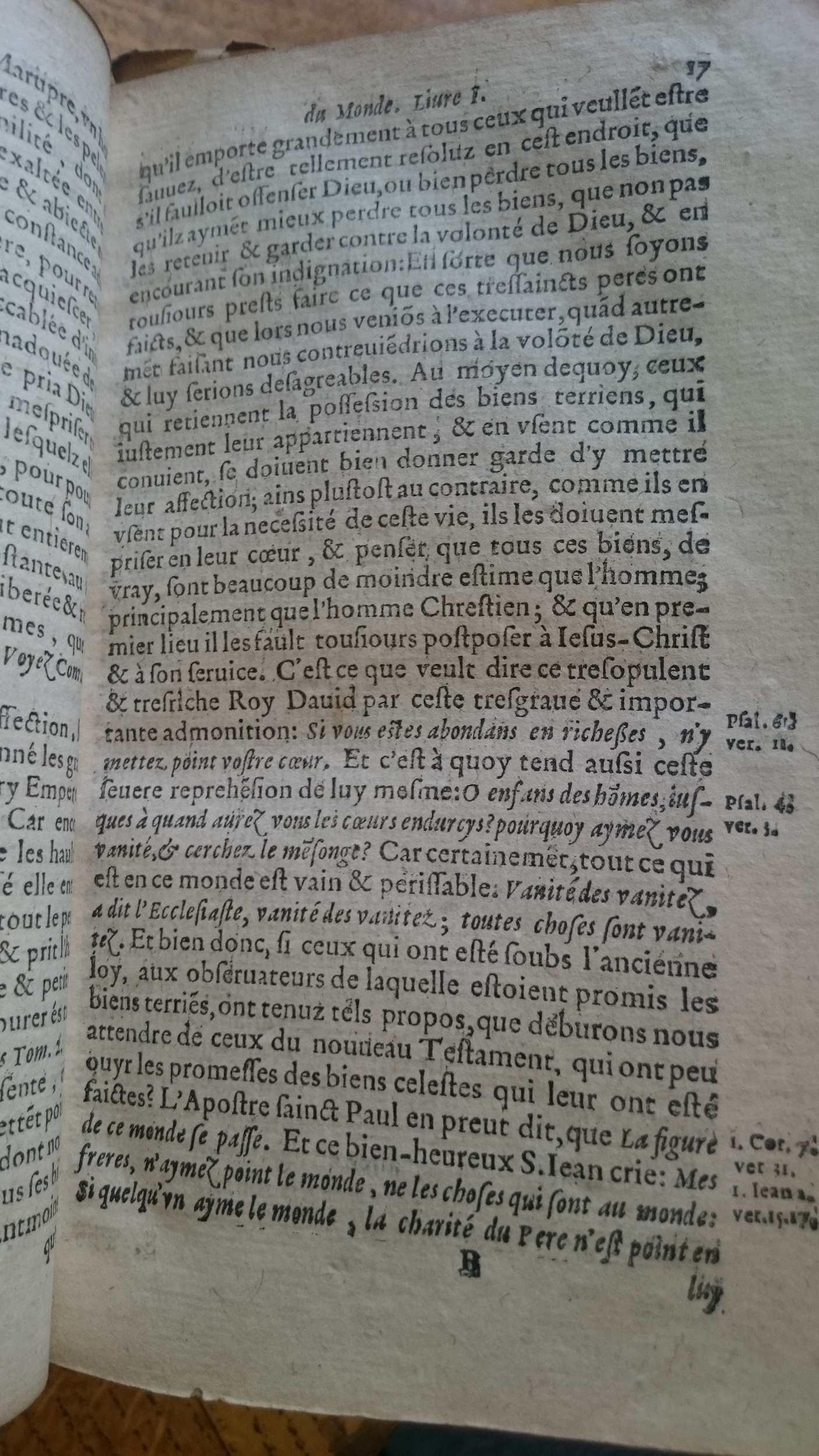 1599 - Balthazar Bellère - Trésor des faits et dits mémorables des hommes saints et illustres - Douai Quincy