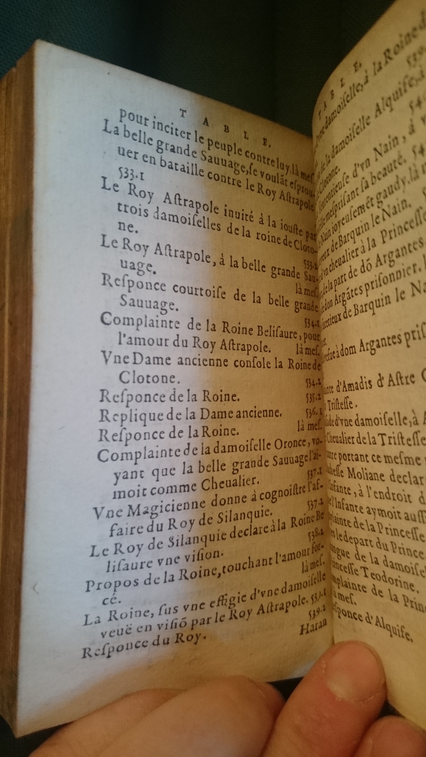 1582 - Jean Huguetan - Trésor des Amadis - BnF Arsenal