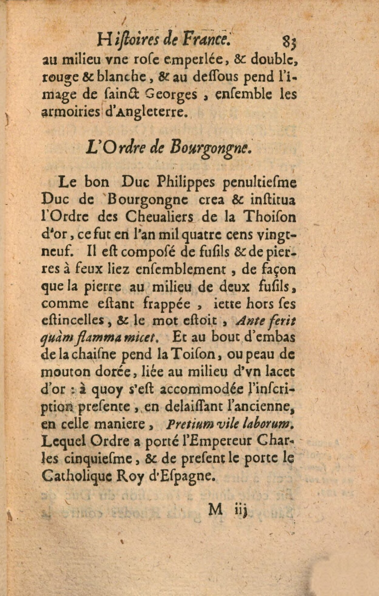 1639 - Jean Corrozet - Trésor des histoires de France - BSB Munich