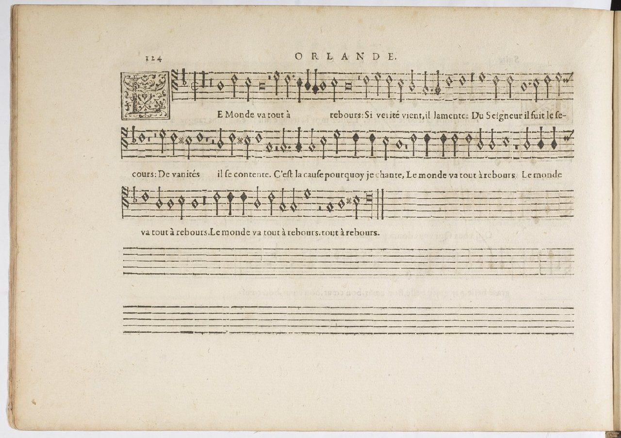 1594 - Paul Marceau - Trésor de musique d&#039;Orlande de Lassus, Superius, Bassus, Tenor, Quinta pars - BnF
