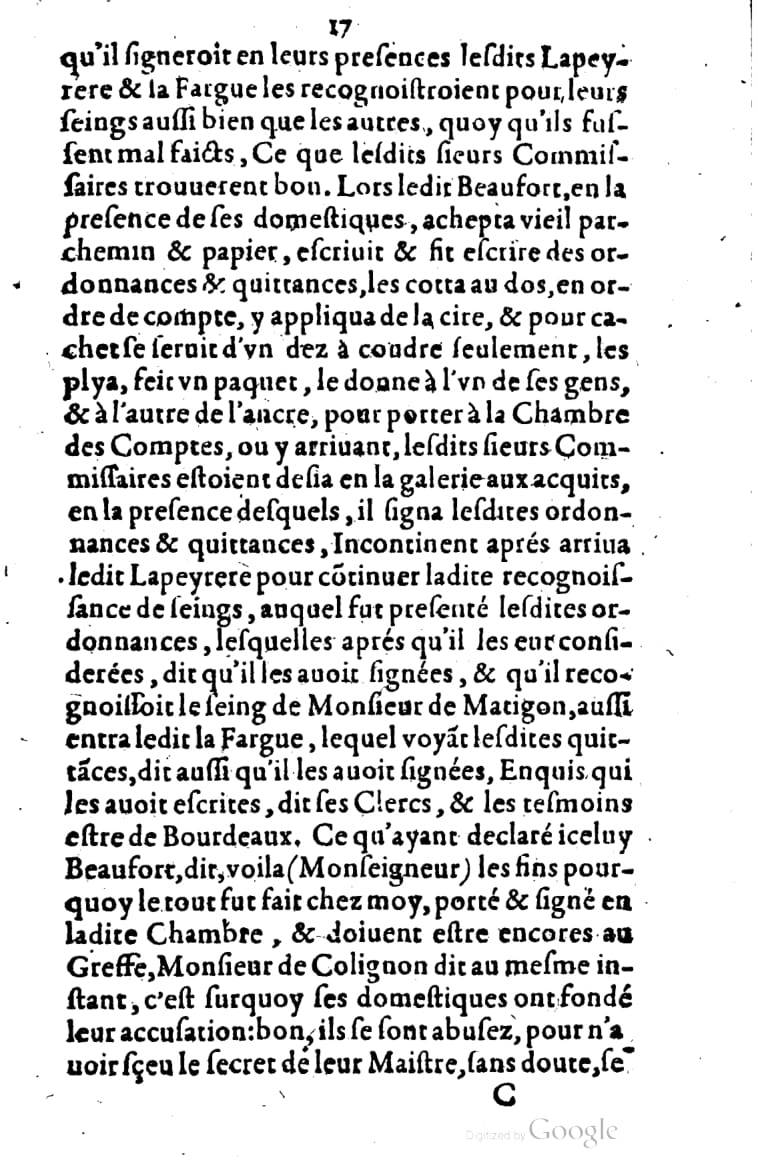 1615 - s.n. 2 - Trésor des trésors de France - BM Lyon