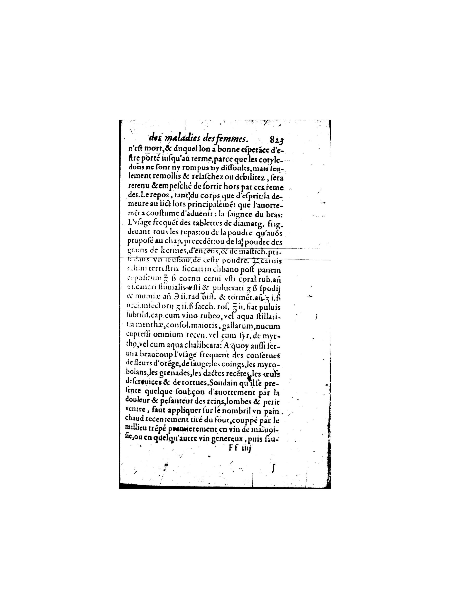 1587 - Jacques du Puis - Trésor des remèdes secrets pour les maladies des femmes - BnF