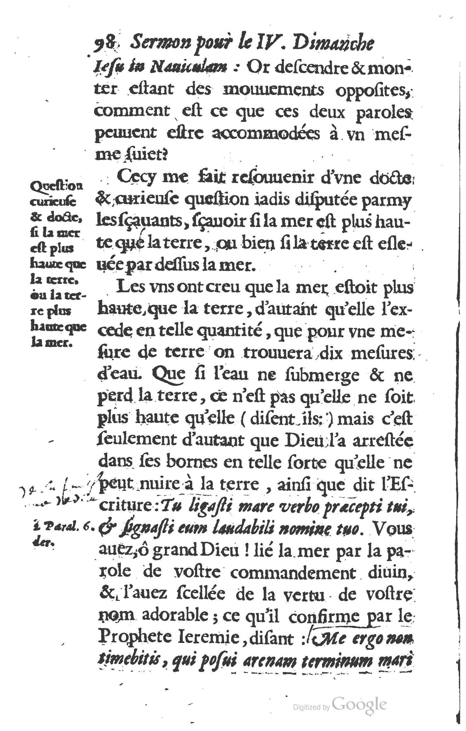 1629 - Manassés de Préaulx - Sermons ou Trésors de la piété chrétienne - BM Lyon