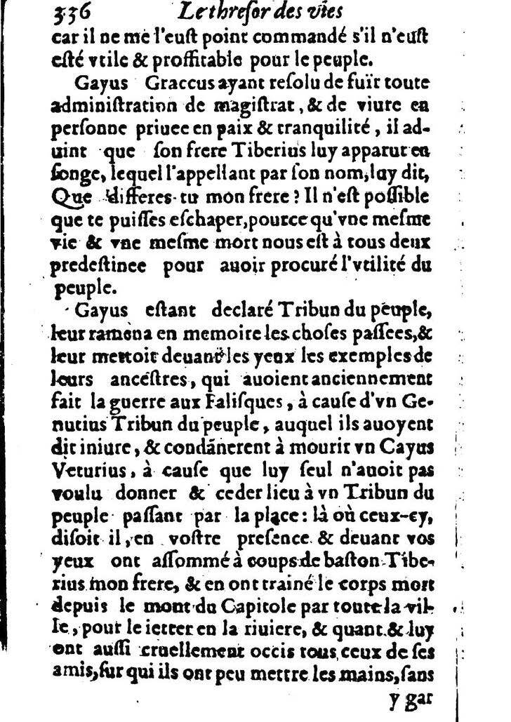 1611 - Pierre Rigaud - Trésor des vies de Plutarque - BM Lyon
