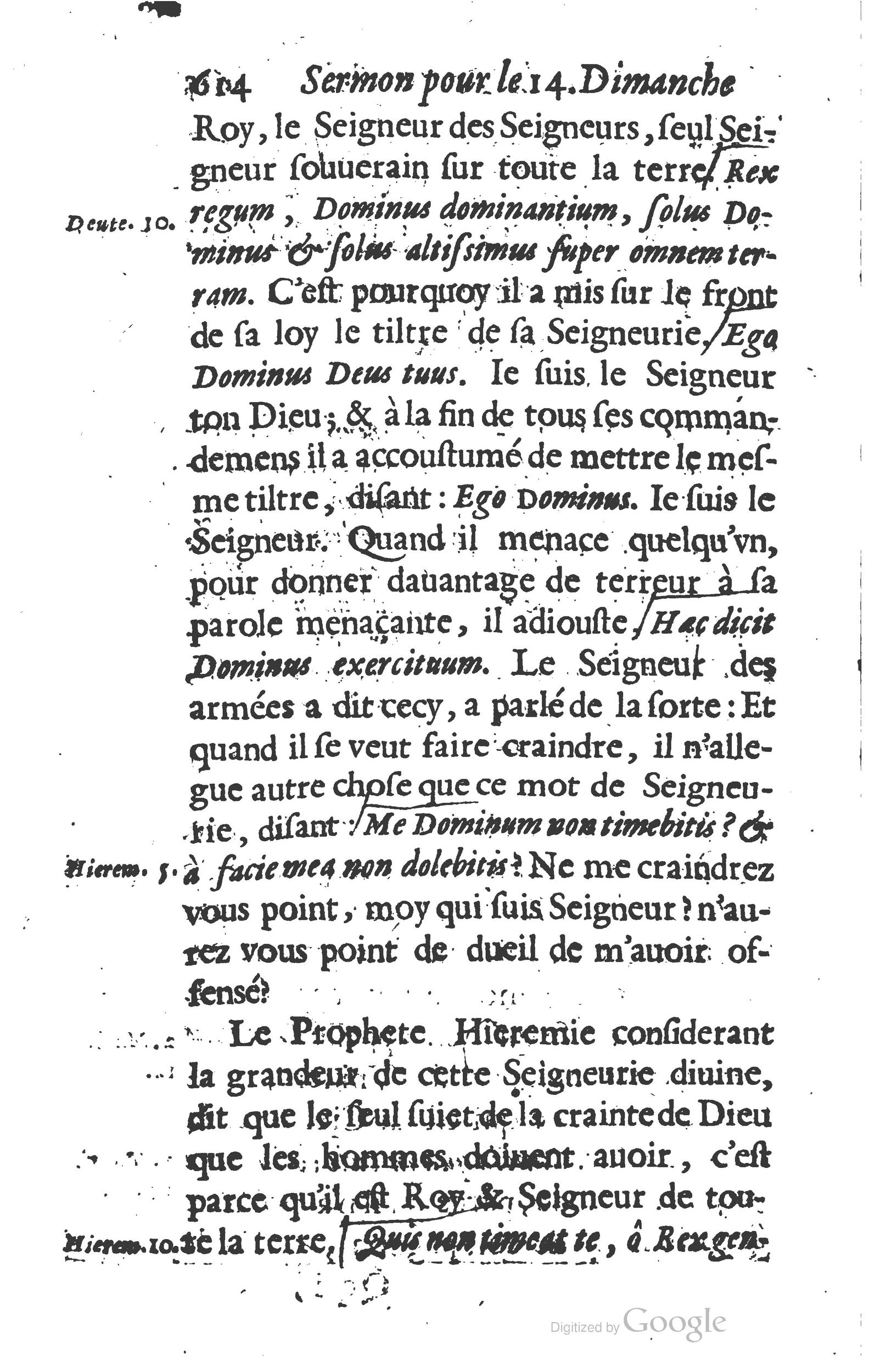 1629 - Manassés de Préaulx - Sermons ou Trésors de la piété chrétienne - BM Lyon