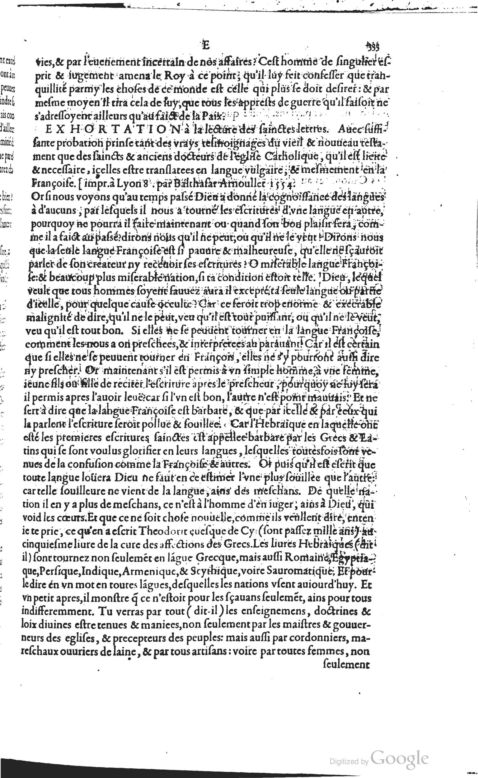 1585 - Barthélemy Honorat - Bibliothèques françaises - BSB Munich