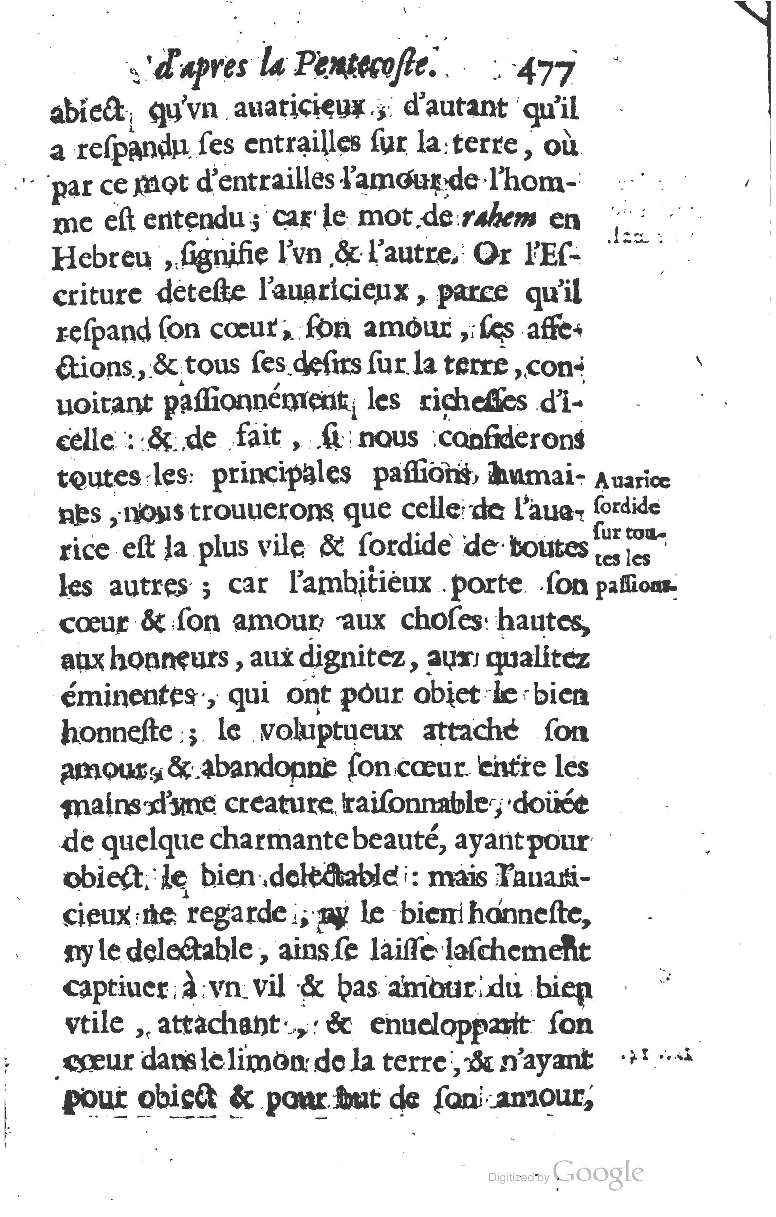 1629 - Manassés de Préaulx - Sermons ou Trésors de la piété chrétienne - BM Lyon
