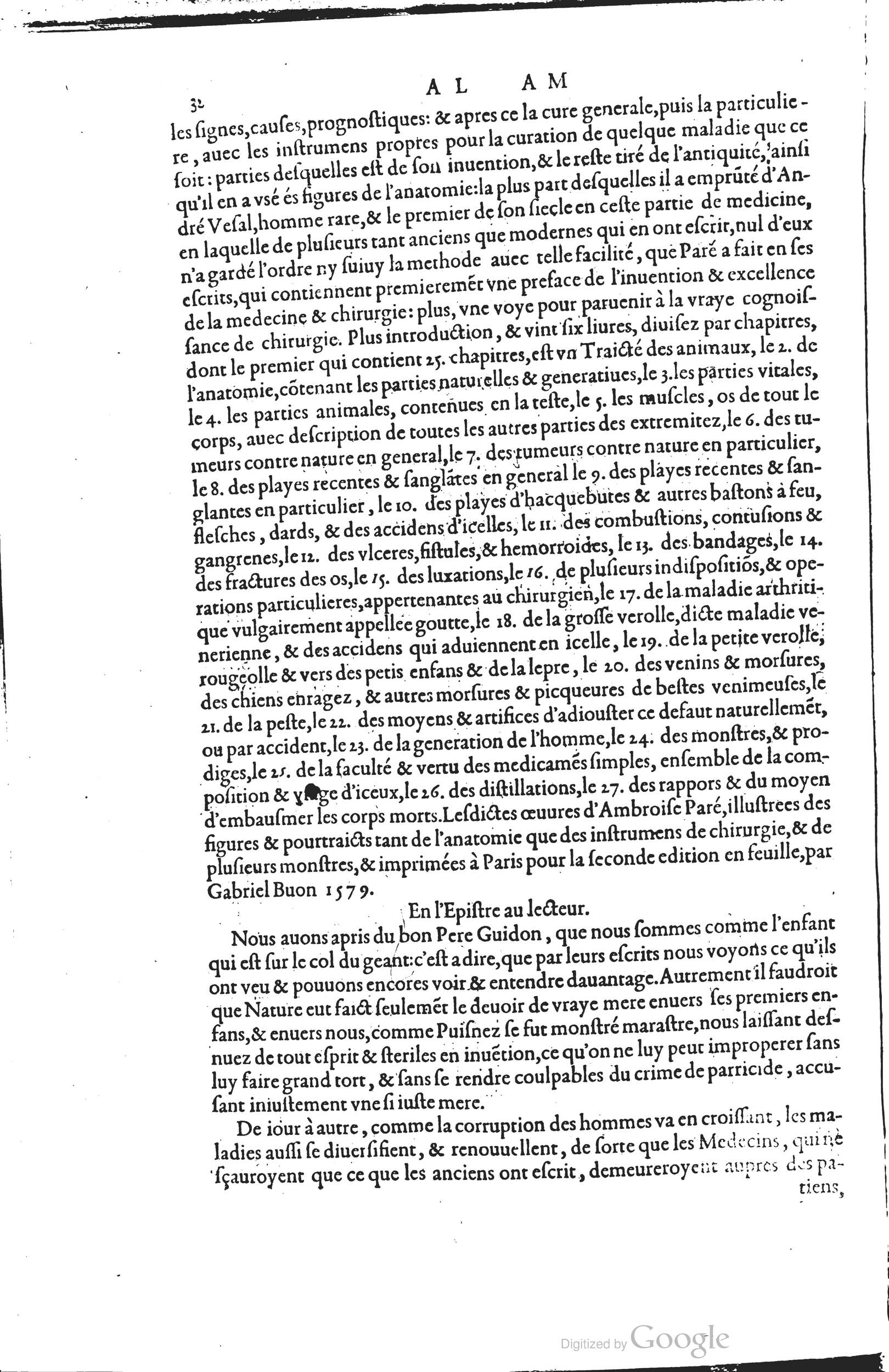 1585 - Barthélemy Honorat - Bibliothèques françaises - BSB Munich
