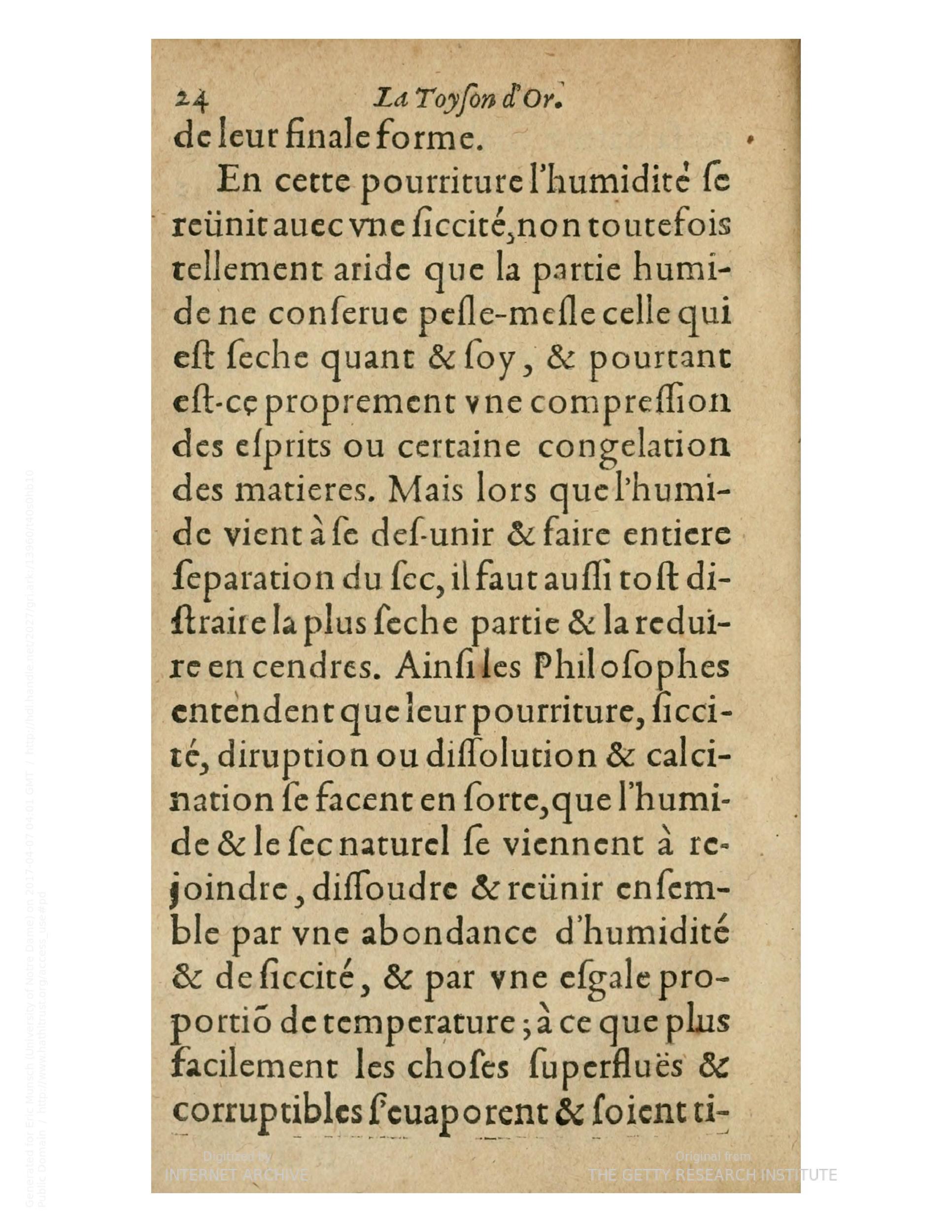 1612 - Charles Sevestre - Toison d’or ou la fleur des trésors - Getty Research Institute