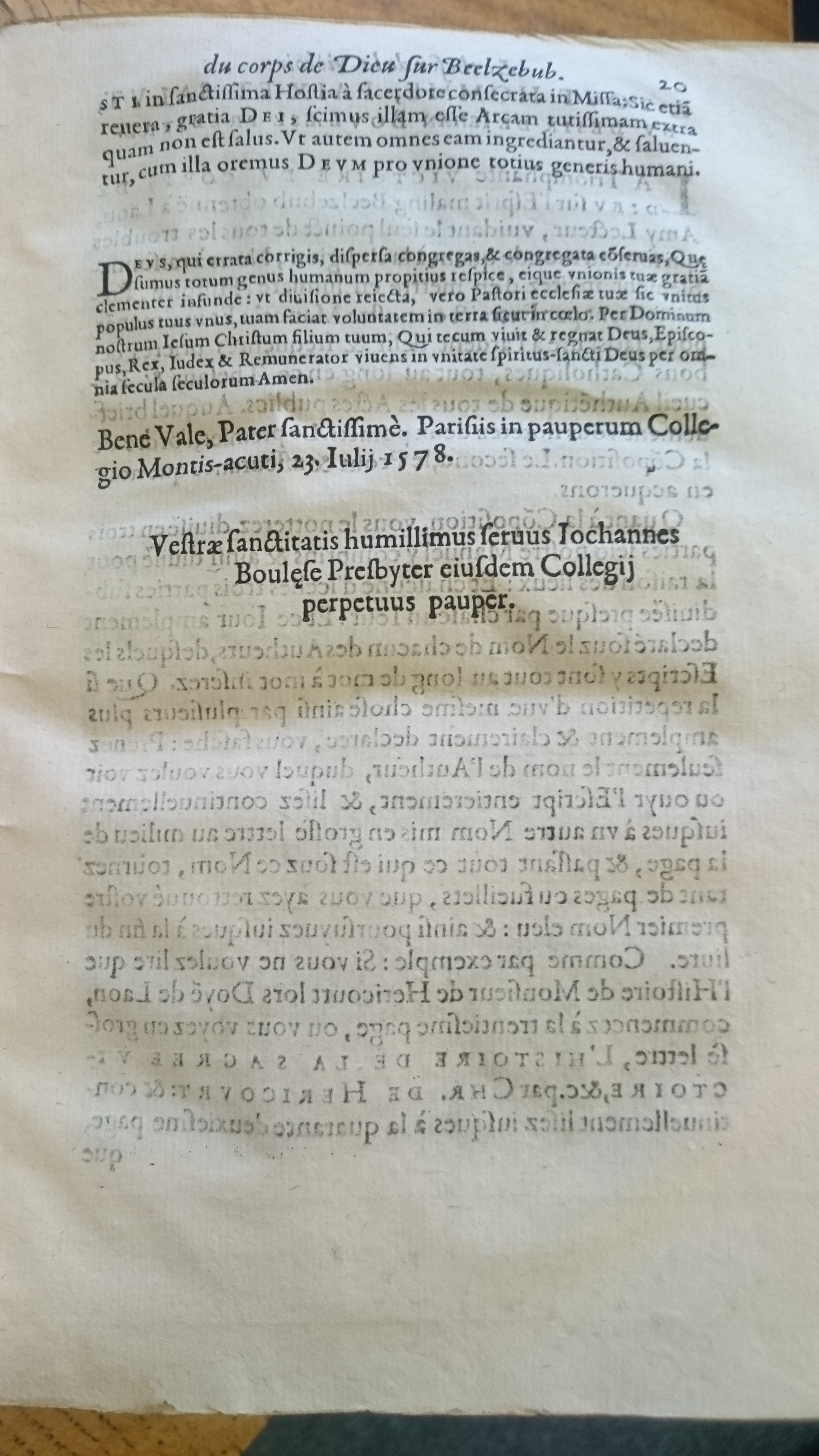 1578 - Nicolas Chesneau - Trésor et entière histoire de la triomphante victoire du corps de Dieu sur l’esprit malin - Douai Quincy