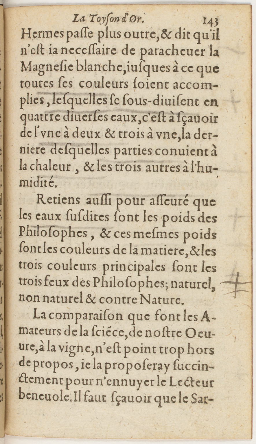 1612 - Charles Sevestre - Toison d’or ou la fleur des Trésors - BnF