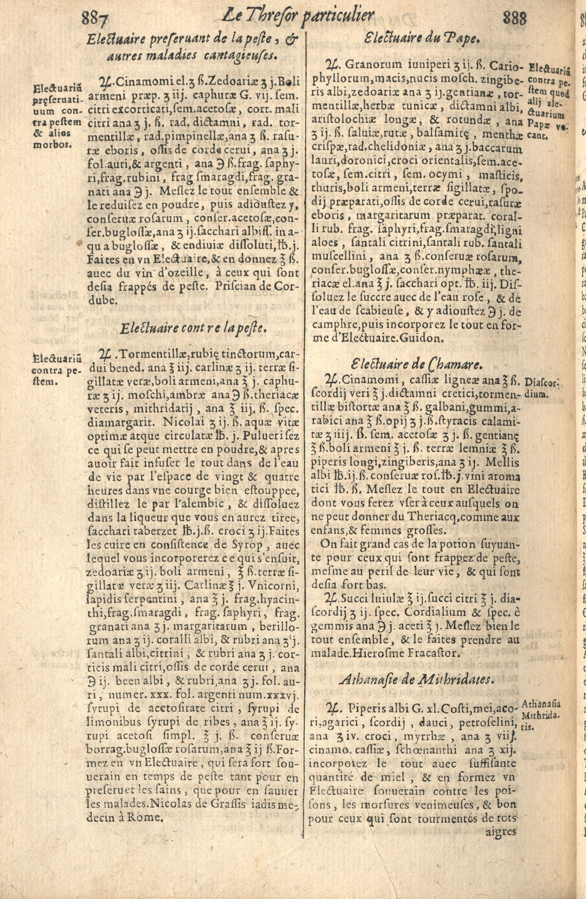 1610 - Étienne Gamonet - Grand Trésor ou dispensaire - CESR Tours