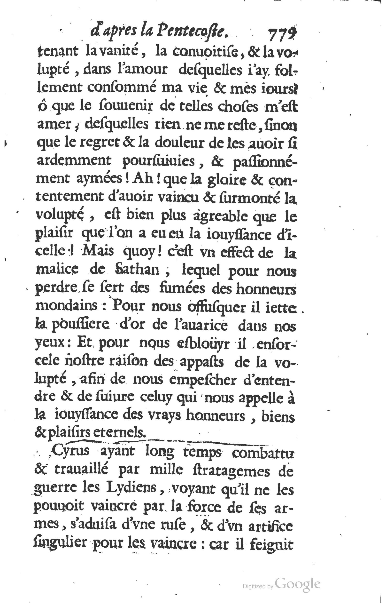 1629 - Manassés de Préaulx - Sermons ou Trésors de la piété chrétienne - BM Lyon