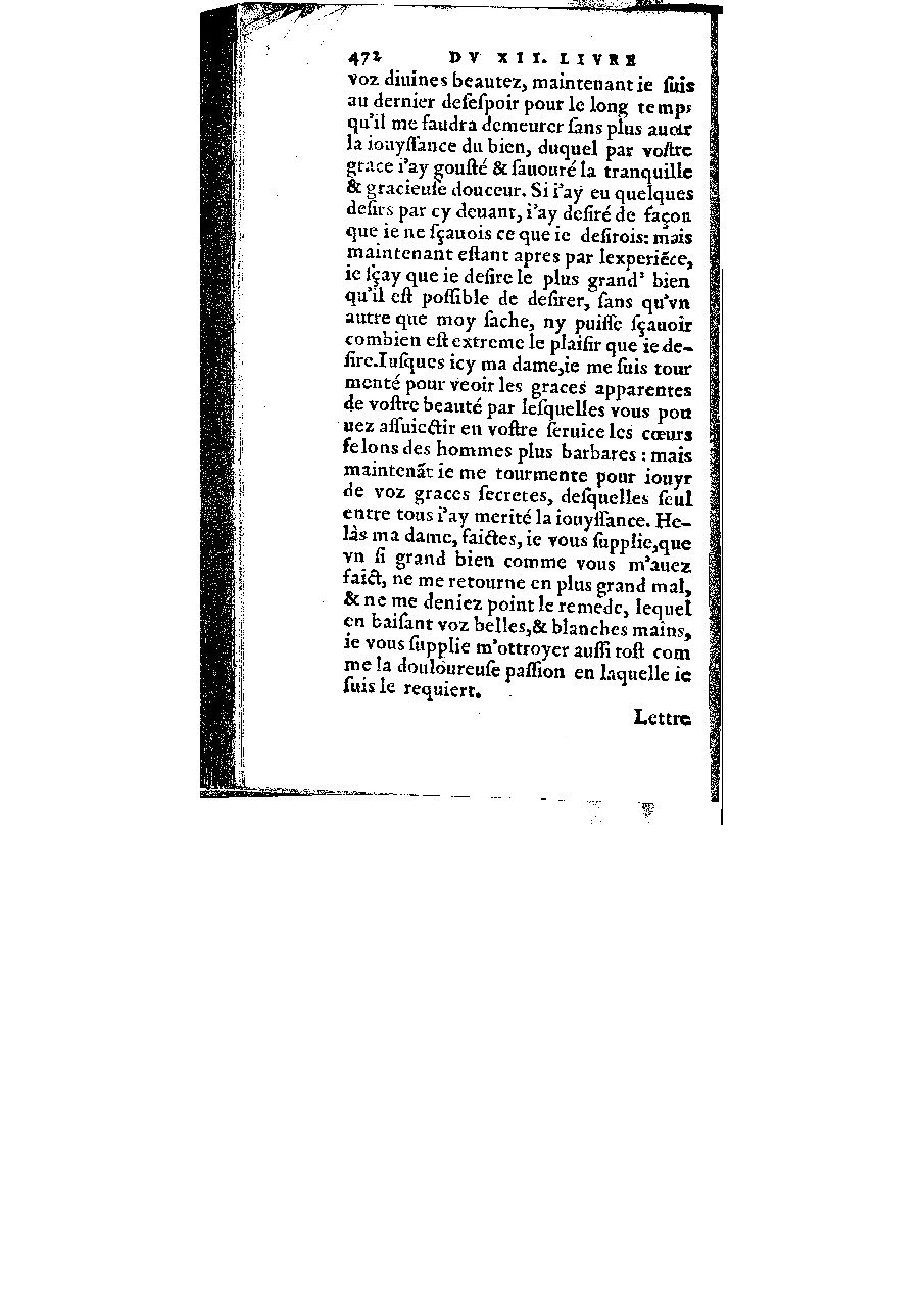 1572 - Veuve Gabriel Cotier - Trésor des Amadis - BM Lyon