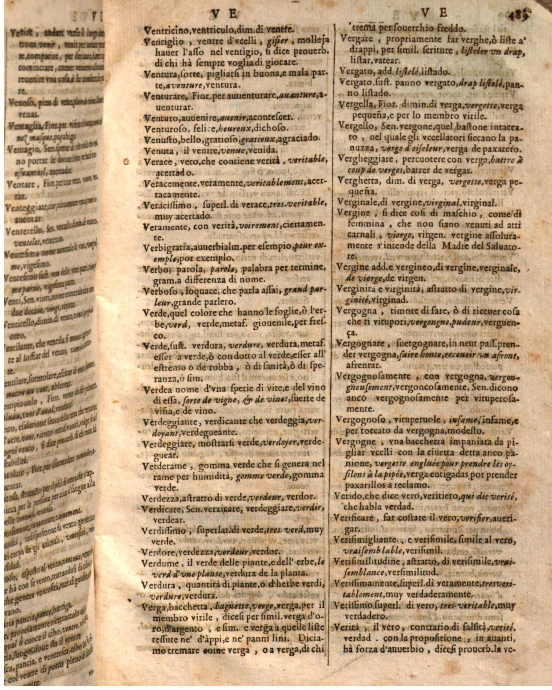 1644 - Jacques Crespin - Trésor des trois langues - Passau