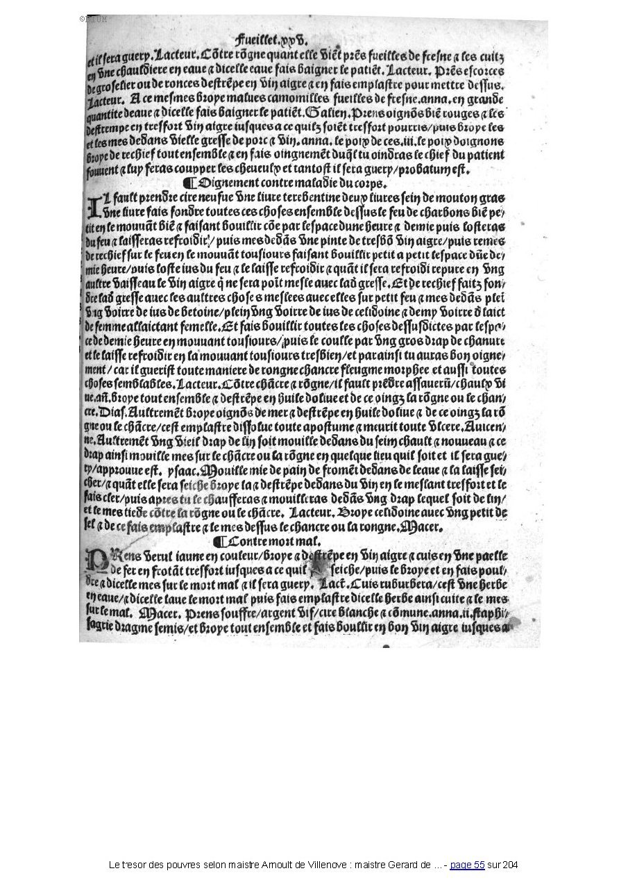 1518 - Claude Nourry - Trésor des pauvres - BIU Santé 1518 - Claude Nourry - Trésor des pauvres - BIU Santé
