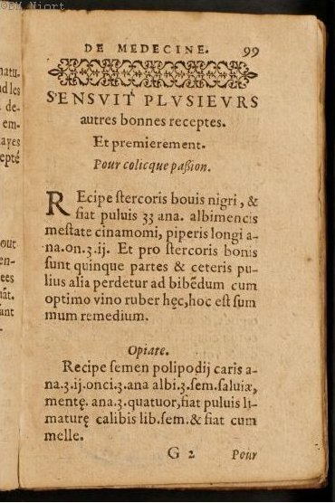 1586 - Benoît Rigaud - Trésor des fleurs et secrets de médecine - Université Paris Cité