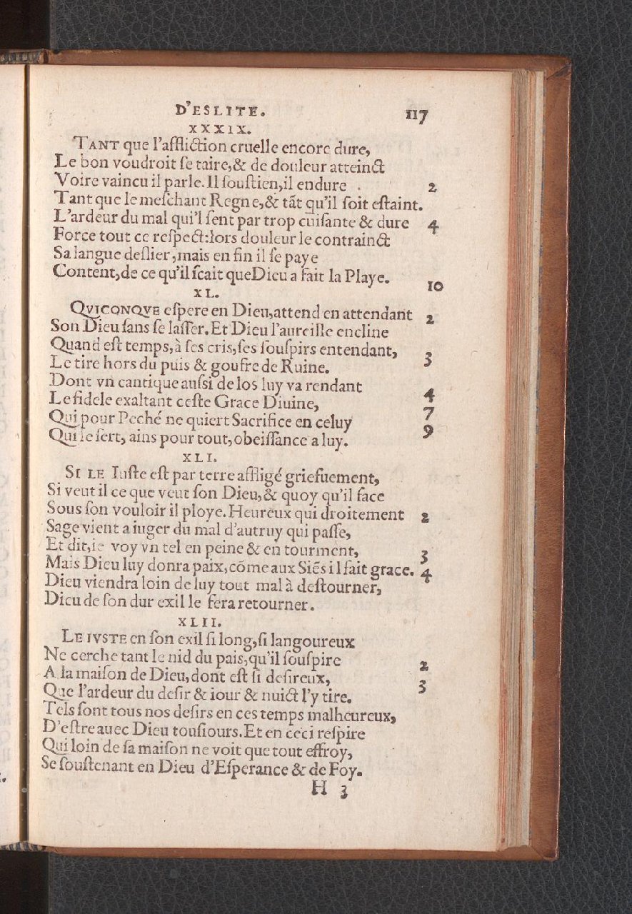 1577 - Jean de Laon - Trésor des 150 psaumes de David - Genève