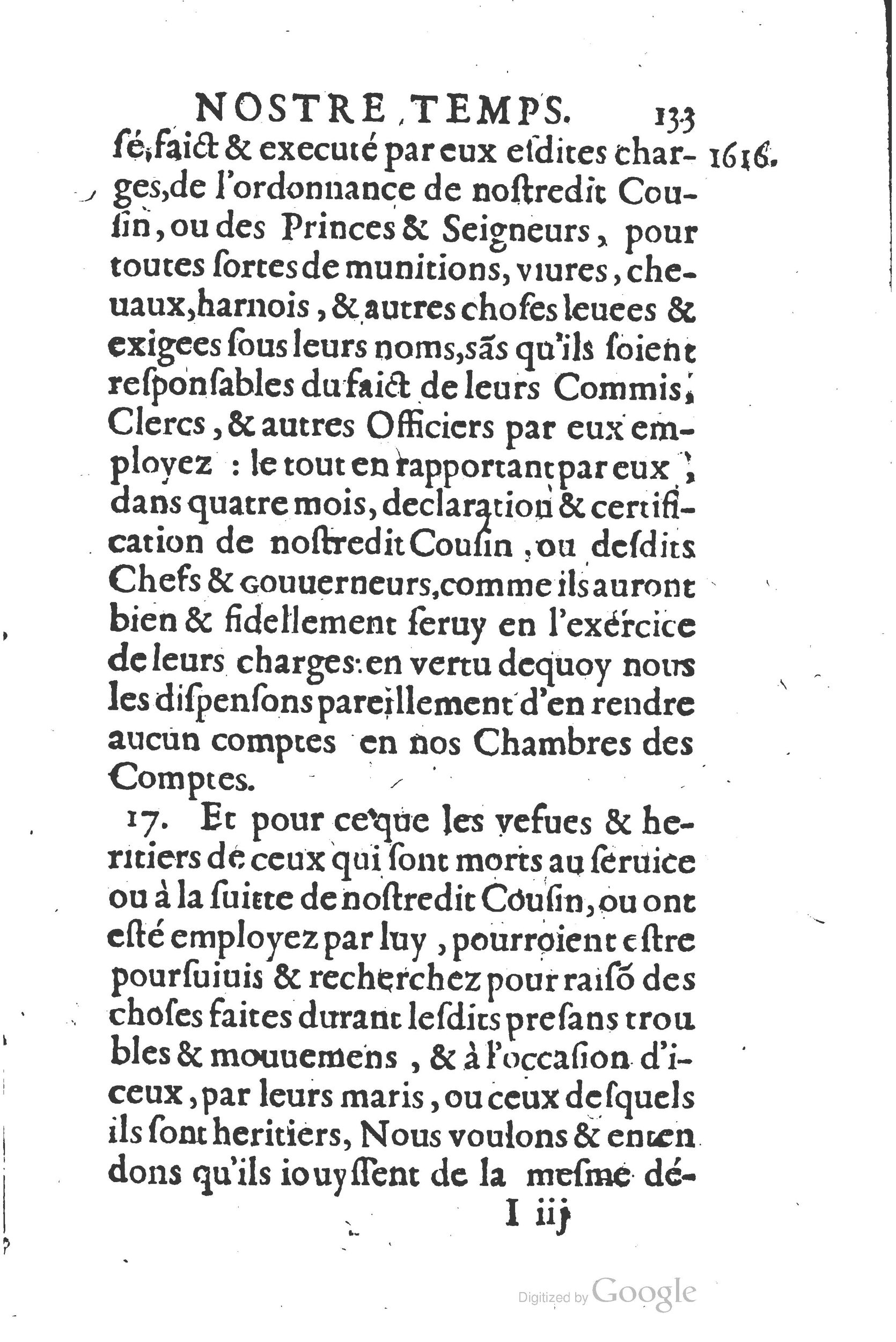 1626 - Joseph Bouillerot - Trésor de l’histoire générale de notre temps - BSB Munich