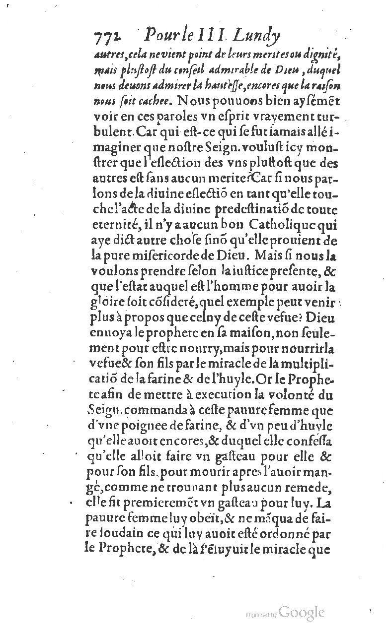1607 - Nicolas Du Fossé - Trésor quadragésimal - T 01 - BM Lyon
