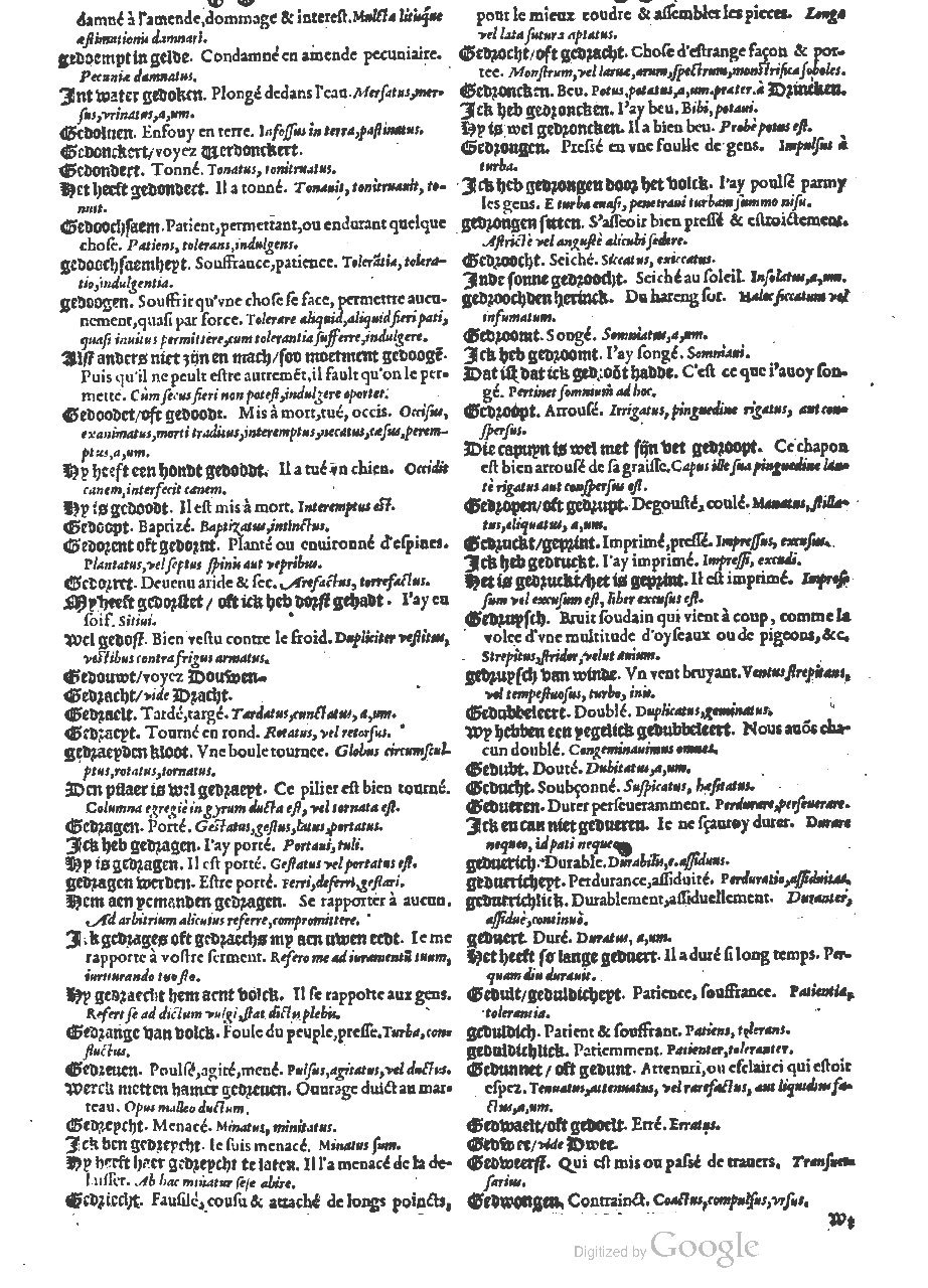 1573 - Christophe Plantin - Trésor du langage bas-allemand - BM Lyon 1573 - Christophe Plantin - Trésor du langage bas-allemand - BM Lyon