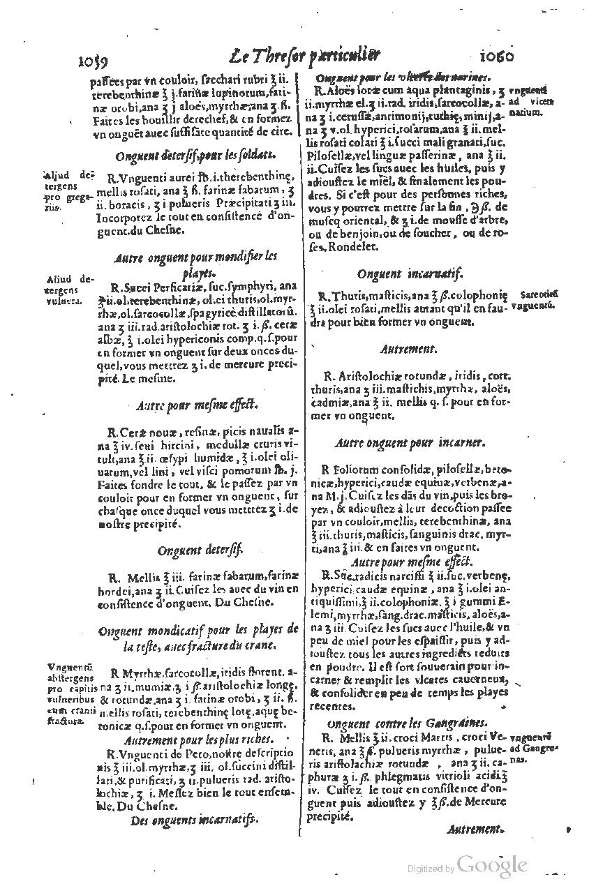 1616 - Étienne Gamonet - Grand trésor ou dispensaire - BSB Munich