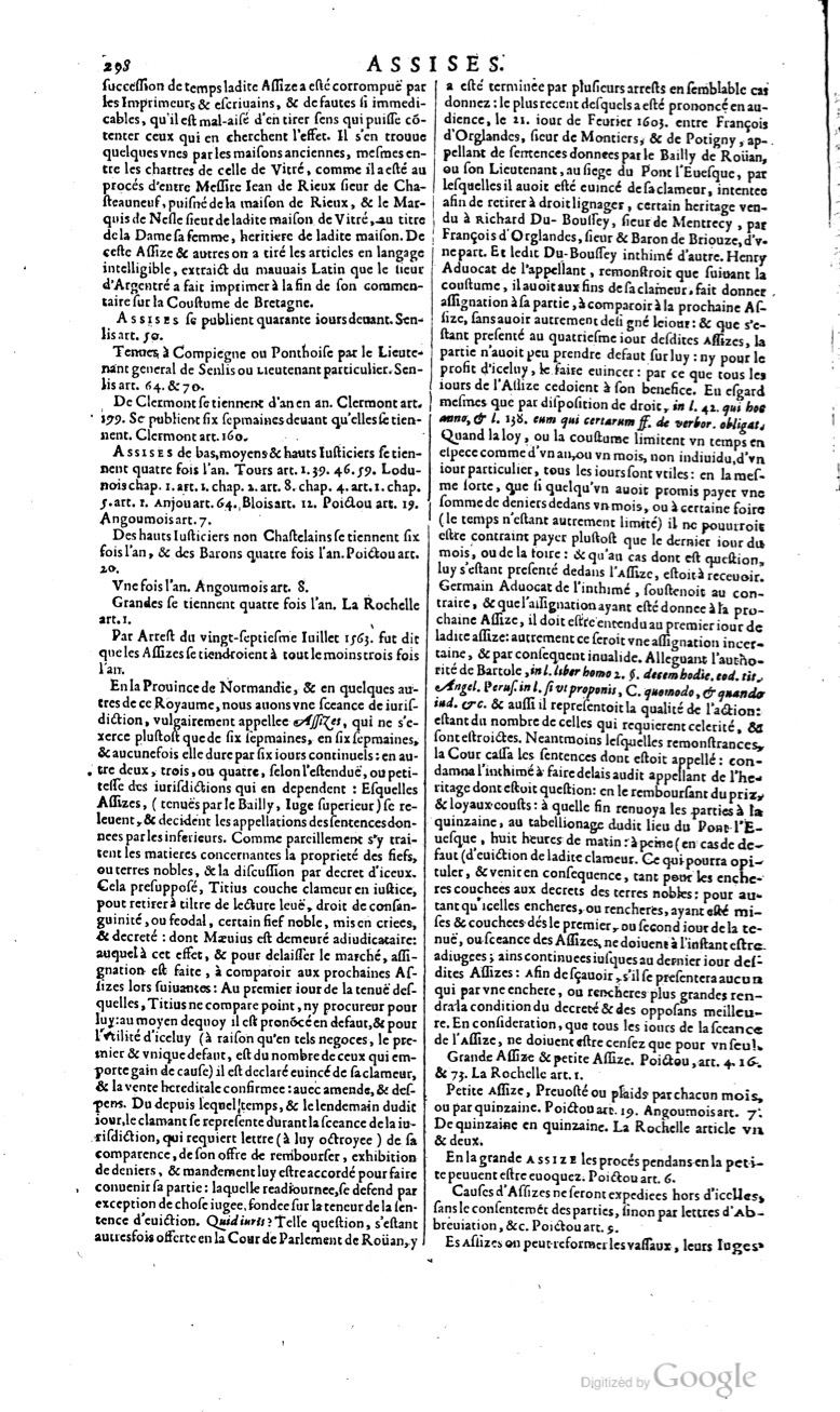 1629 - Veuve Nicolas Buon - Trésor du droit français (29620 T. 1) - BM Lyon