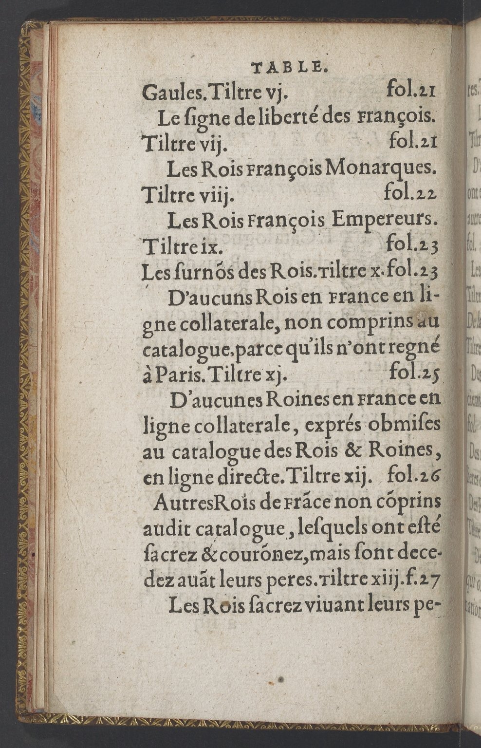 1603 - Galiot Corrozet - Trésor des histoires de France - BnF Tolbiac