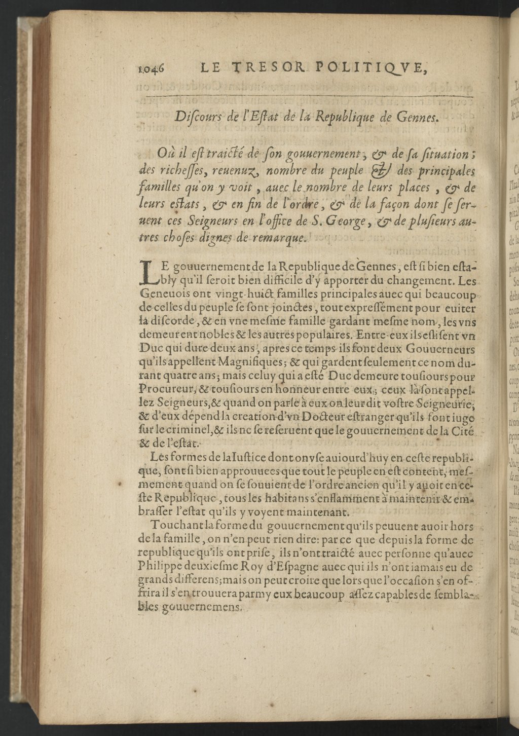 1608 - Nicolas Du Fossé - Trésor politique - BnF Tolbiac