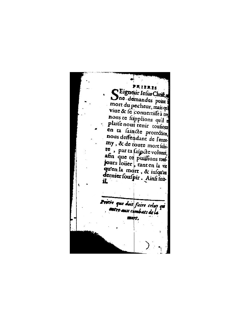 1596 - Guillaume Auvray - Trésor des prières, oraisons et instructions chrétiennes - BnF