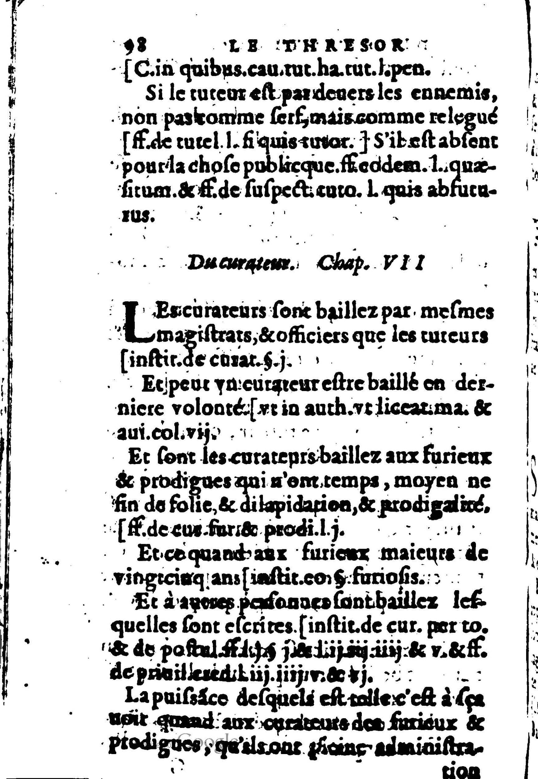 1605 - Pierre Rigaud - Trésor de pratique pour les juges - BM Lyon 1605 - Pierre Rigaud - Trésor de pratique pour les juges - BM Lyon