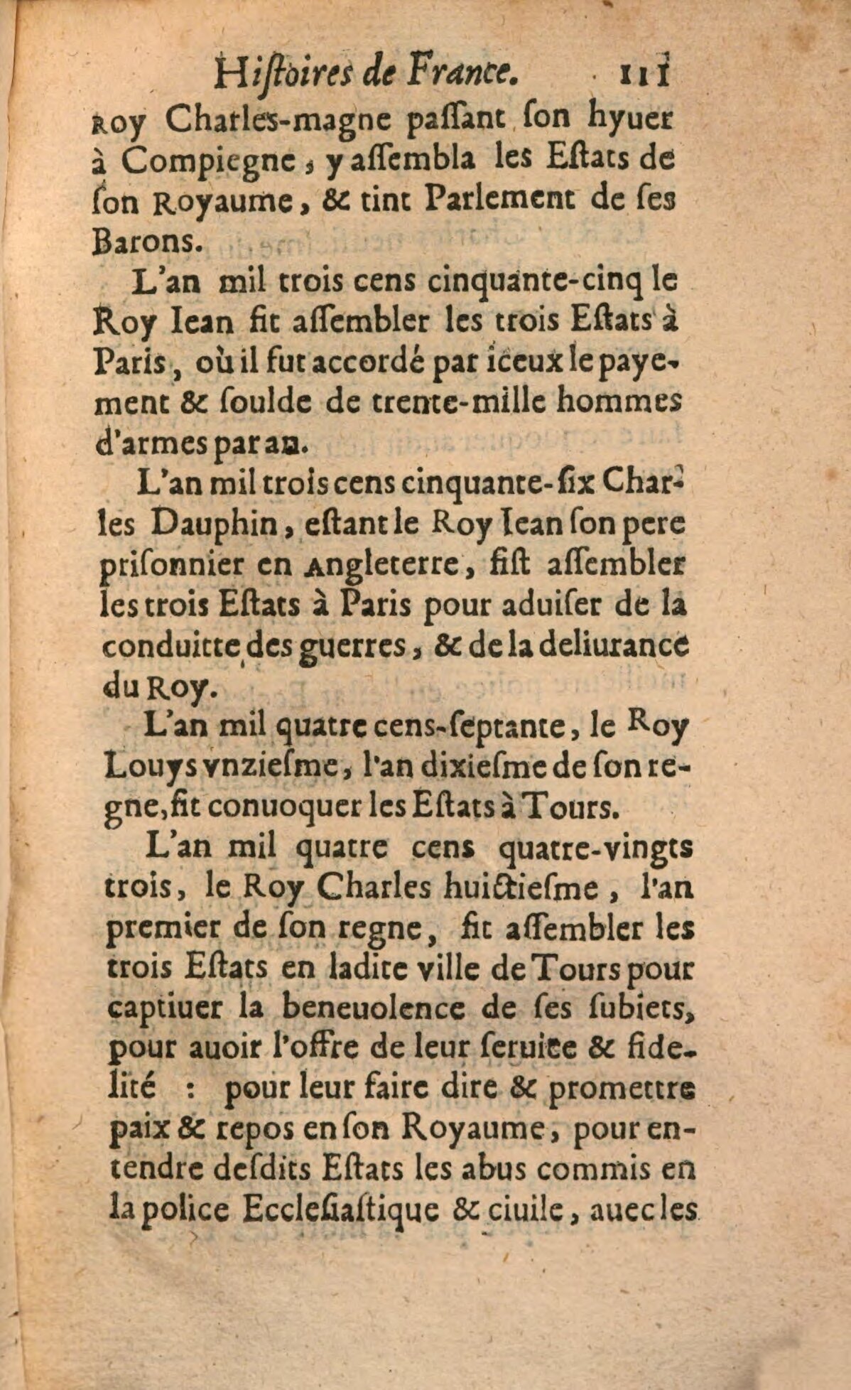 1639 - Jean Corrozet - Trésor des histoires de France - BSB Munich 1639 - Jean Corrozet - Trésor des histoires de France - BSB Munich