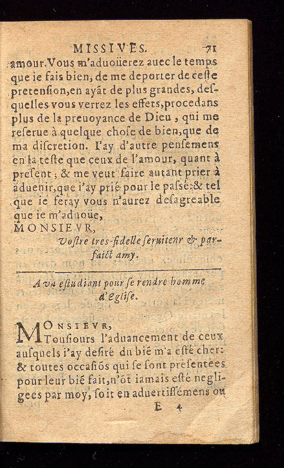 1614 - Barthélemy Vincent - Élite et Trésor des lettres missives - Bâle