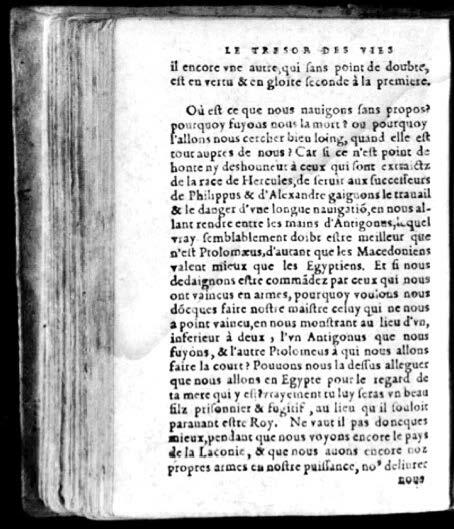 1574 - Benoît Rigaud - Trésor des vies de Plutarque - Avignon