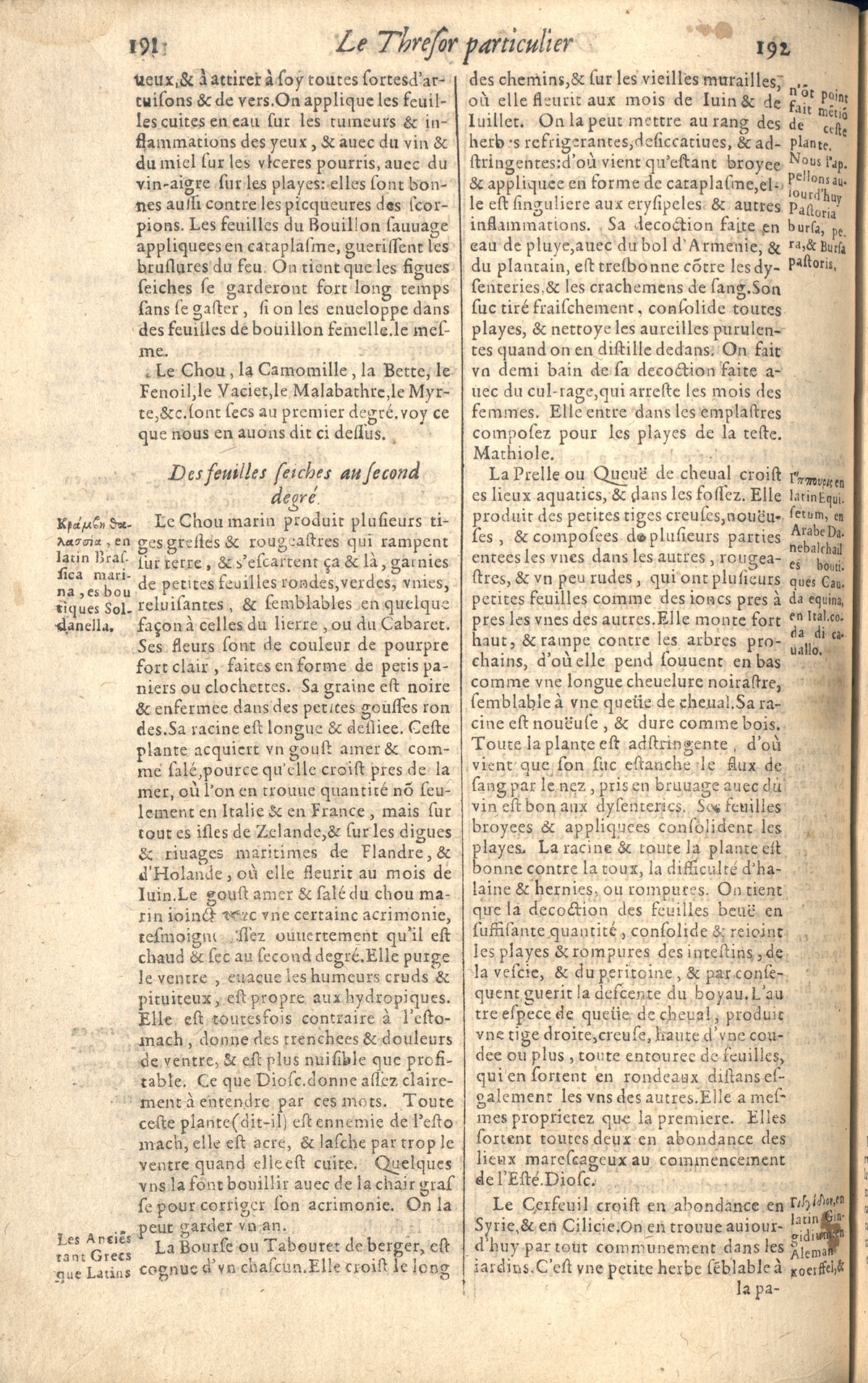 1610 - Étienne Gamonet - Grand Trésor ou dispensaire - CESR Tours