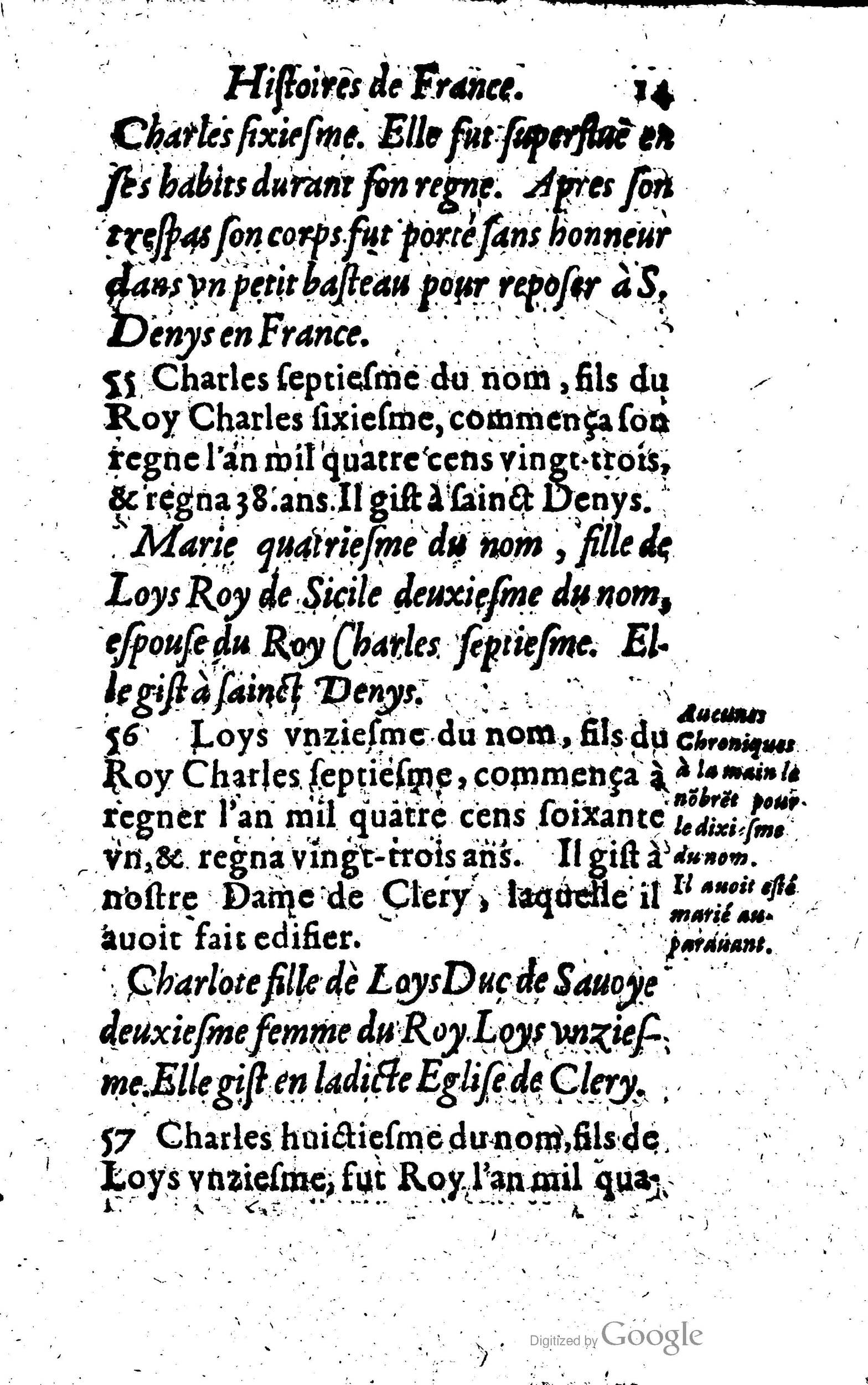 1619 - Jean Corrozet - Trésor des histoires de France - Anvers Musée Plantin-Moretus