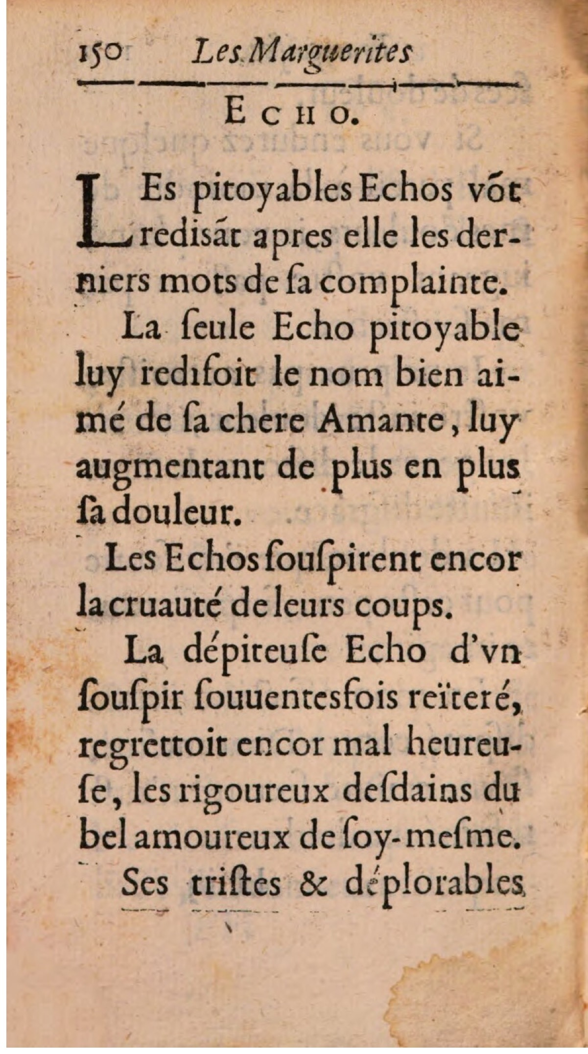 1608 - Théodore Reinsart - Les Marguerites françaises ou Trésor des Fleurs du bien-dire - BSB Munich