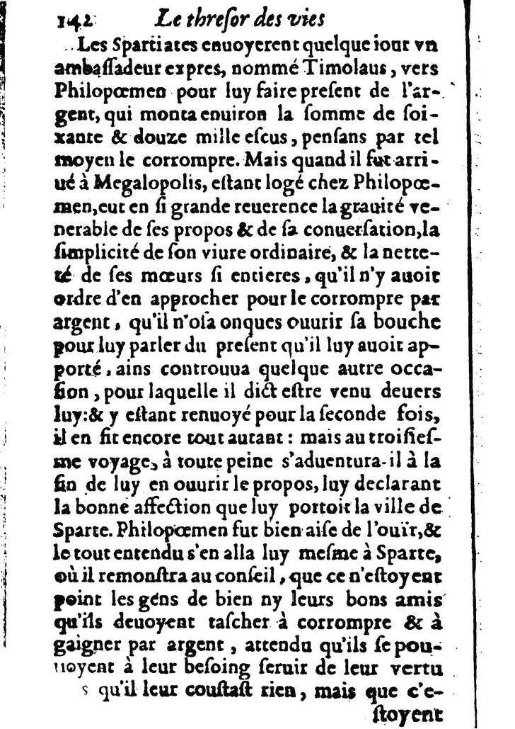1611 - Pierre Rigaud - Trésor des vies de Plutarque - BM Lyon