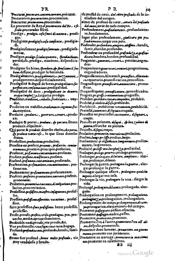 1617 - Samuel Crespin - Trésor des trois langues espagnole, française et italienne (3 parties) - Ohio