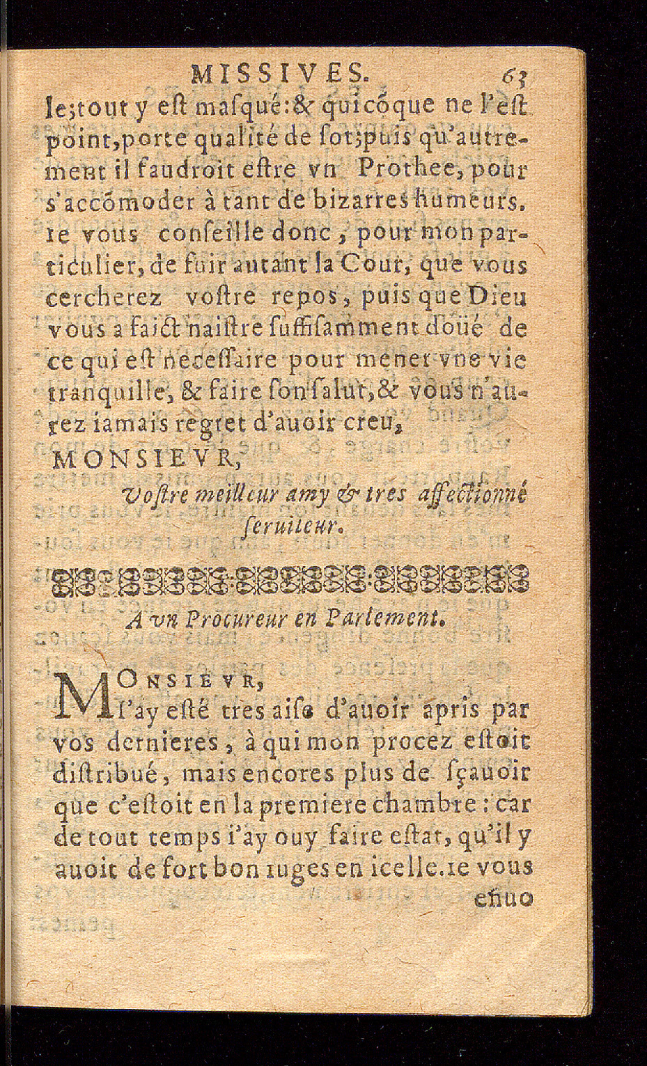 1614 - Barthélemy Vincent - Élite et Trésor des lettres missives - Bâle