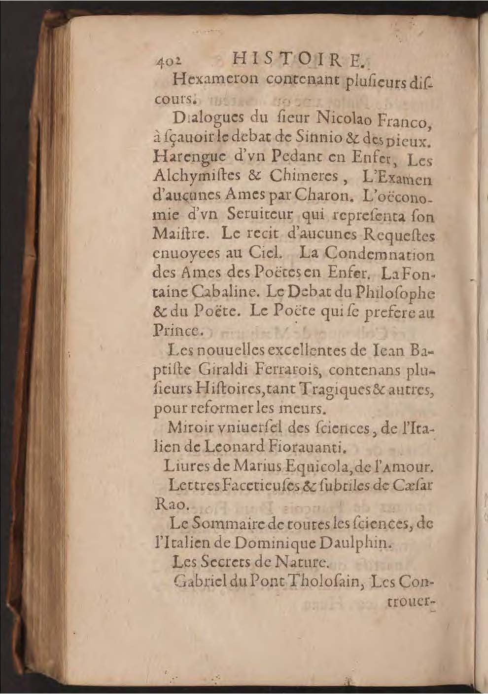 1602 - François Jacquin - Trésor des bons esprits français - BnF Arsenal