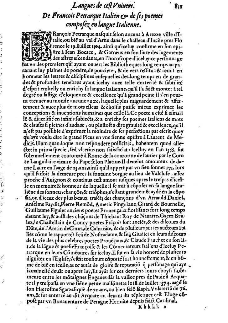 1613 - Matthieu Berjon - Trésor de l’histoire des langues de cet univers - BM Lyon