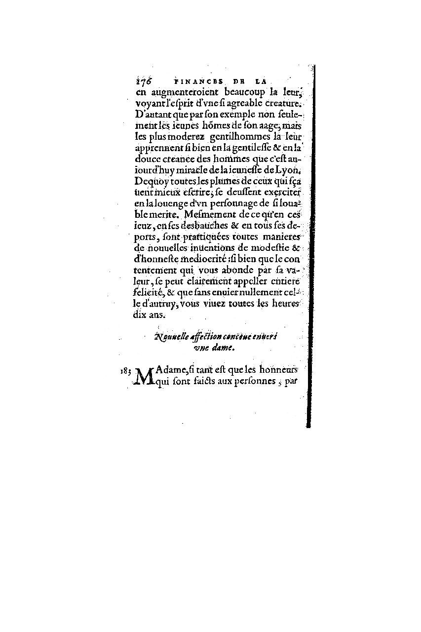 1572 - Nicolas Du Chemin - Finances et Trésor de la plume française - BM Lyon