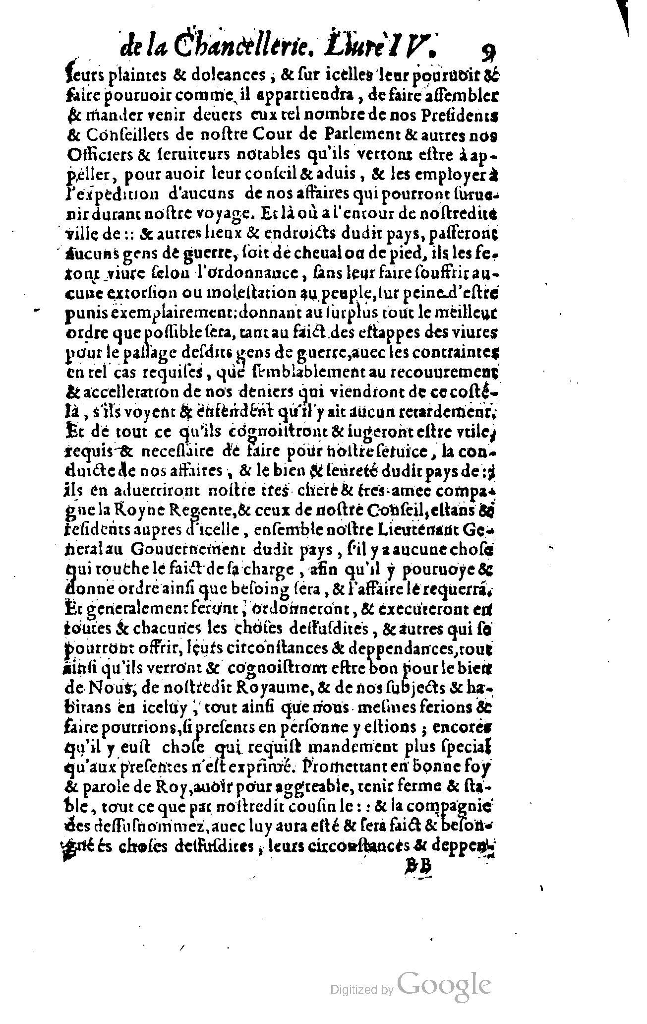 1614 - Jean Richer - Trésor du nouveau style et protocole de la chancellerie de France - BSB Munich