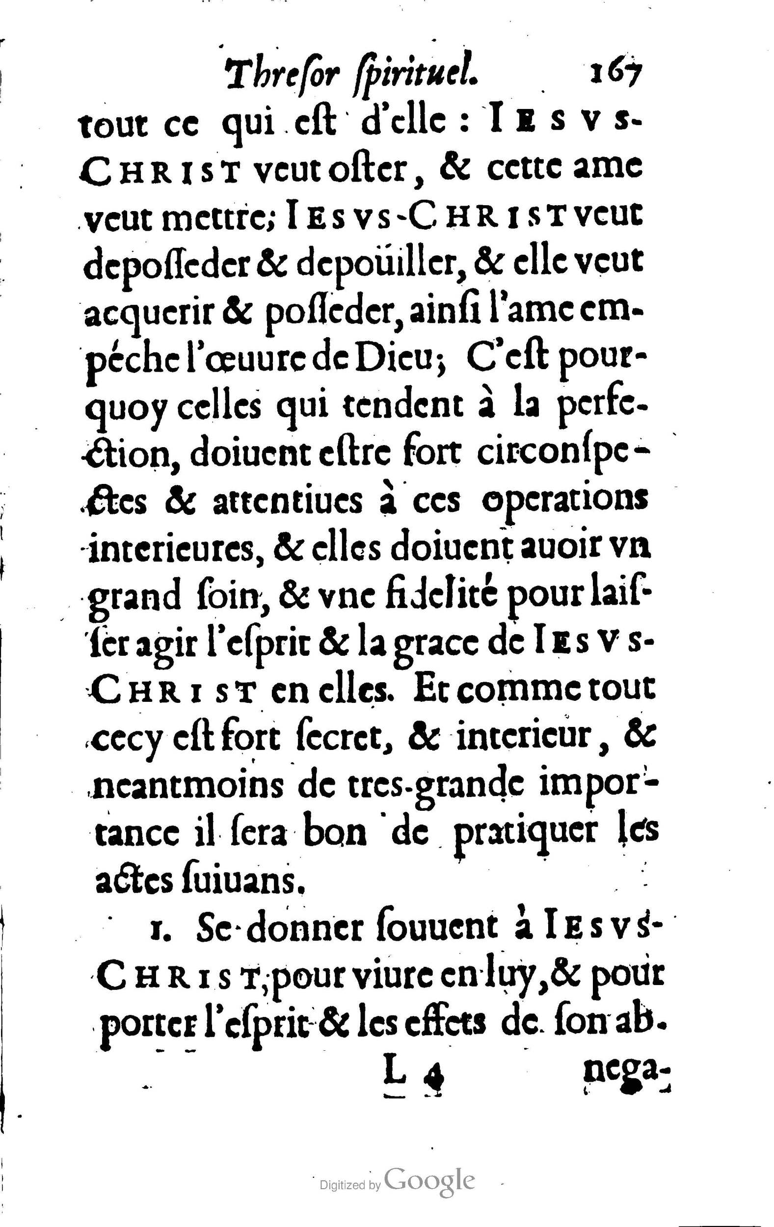 1633 - François Waudré - Trésor spirituel contenant les excellences du christianisme - BM Lyon